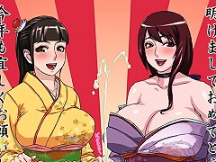 Attractive Animated Women Engaging In Playful...