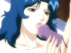 Attractive Anime Girl Uses A Dildo With A...