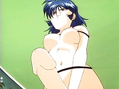 An Anime Girl With A Erect Penis Displays Her...